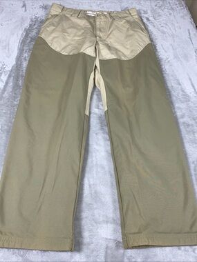 L.L. Bean Khaki and White Casual Trousers